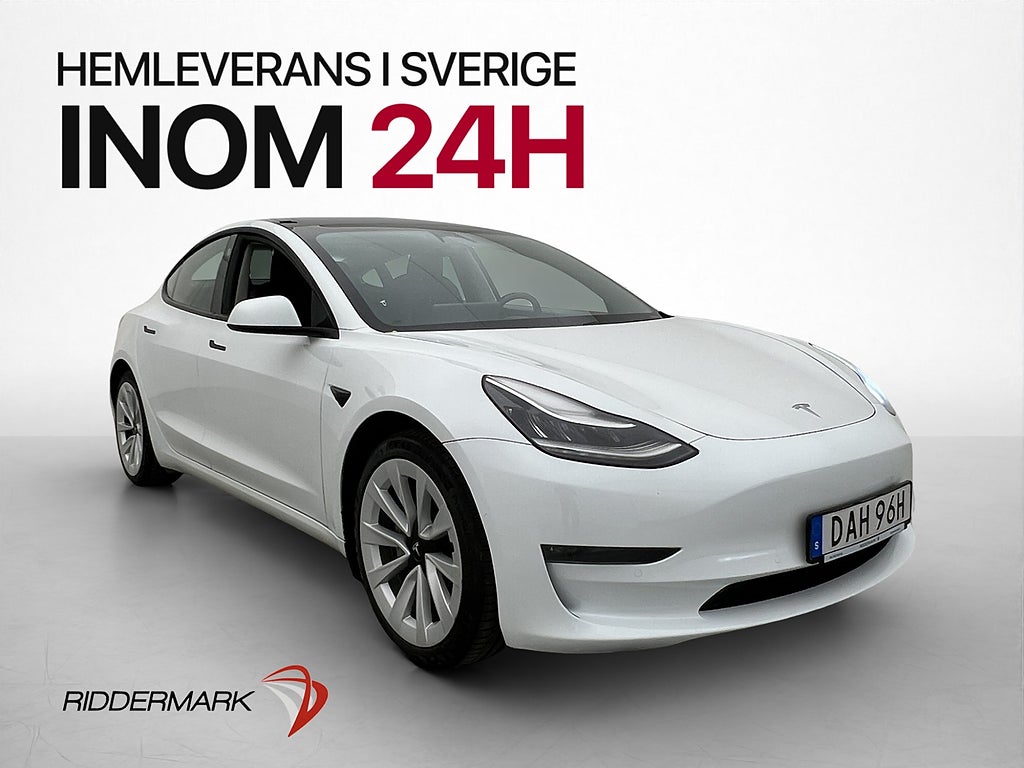 Tesla Model 3 Long Range AWD Svensksåld Panorama Drag