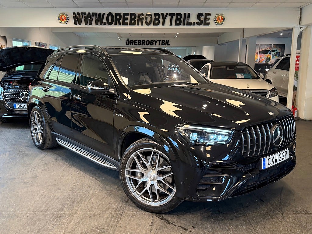 Mercedes-Benz GLE AMG 53 HYBRID 4MATIC+ Panu HUD Drag Gps Värmare SE SPEC