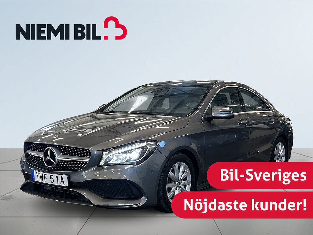 Mercedes-Benz CLA 180 7G-DCT AMG Line S&V-hjul/Kamera/Pano/Carplay