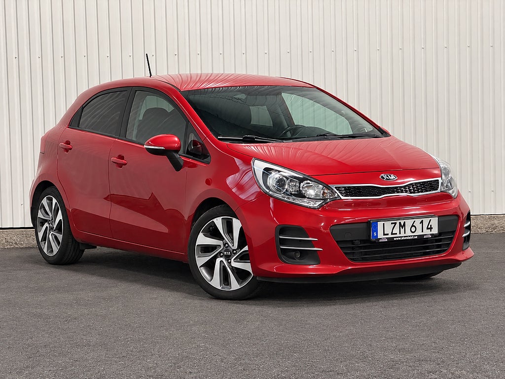 Kia Rio 5-dörrar 1.2 CVVT GLS Navi/B-Kamera/Rattvärme/P-Sensor