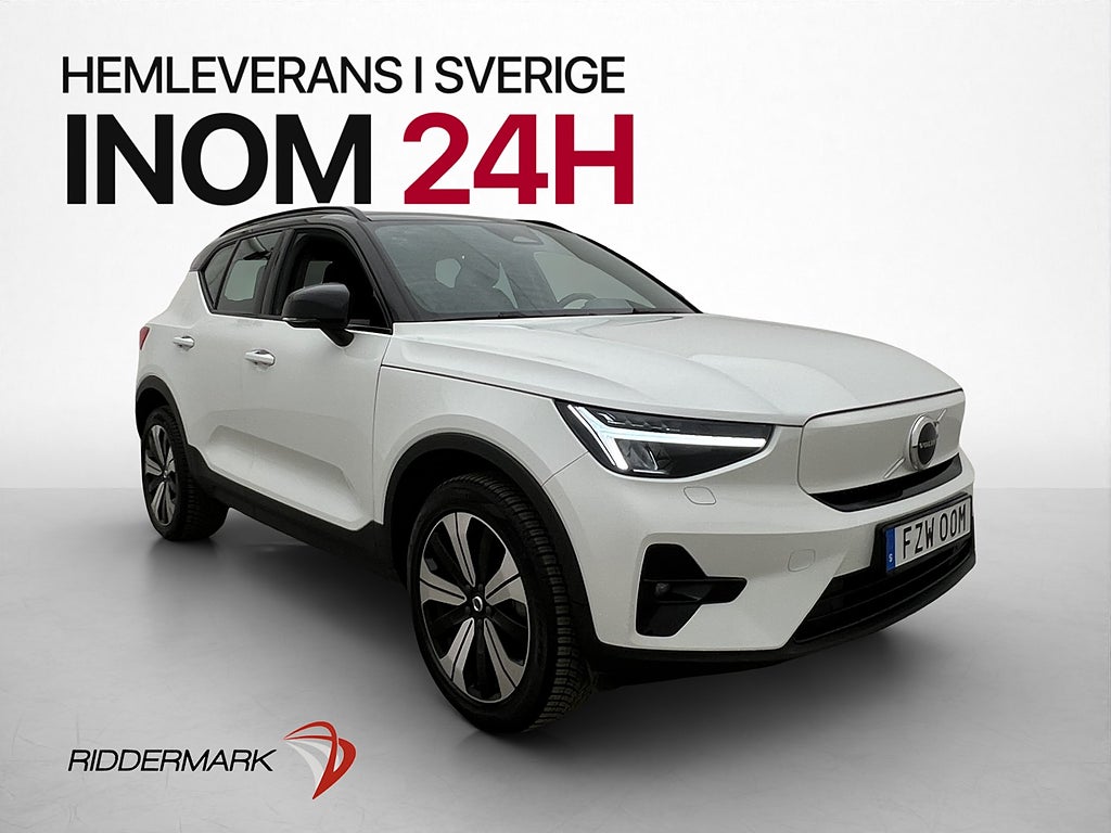 Volvo XC40 Recharge Plus Edition Värmepump Kamera Värmare