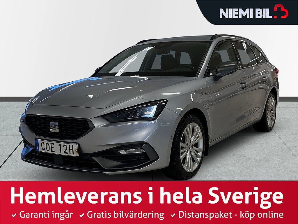 Seat Leon ST  e-Hybrid FR Drag Mvärm Kamera Rattvärme Navi S&V-däck