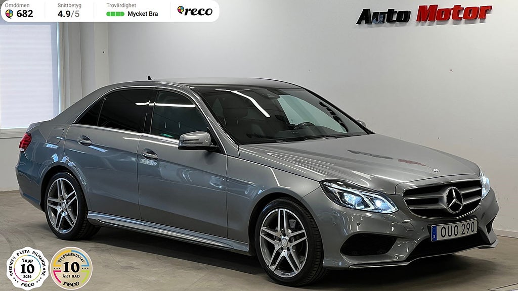 Mercedes-Benz E220 E 220 d AMG 9G 170hk Drag 3,45% RÄNTEKAMPANJ