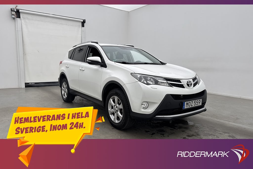 Toyota RAV4 2.2 150hk AWD Active Dragkrok Kamera 0,66l/mil
