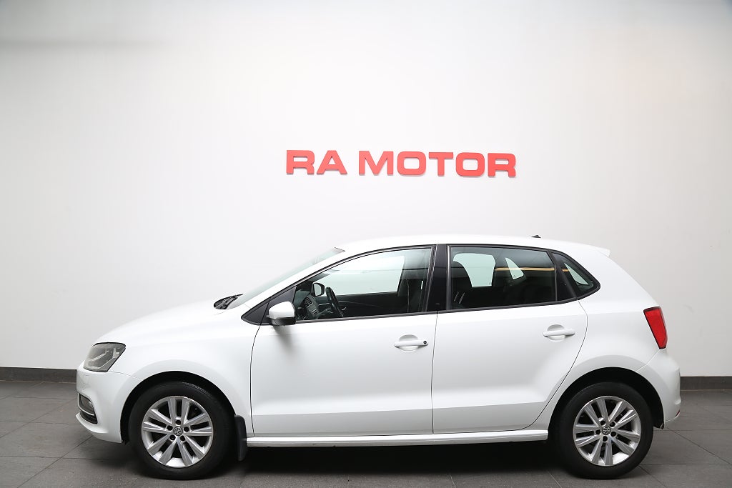 Volkswagen Polo 1,2 TSI 90hk Base 5-dörrar P-sensorer 2017