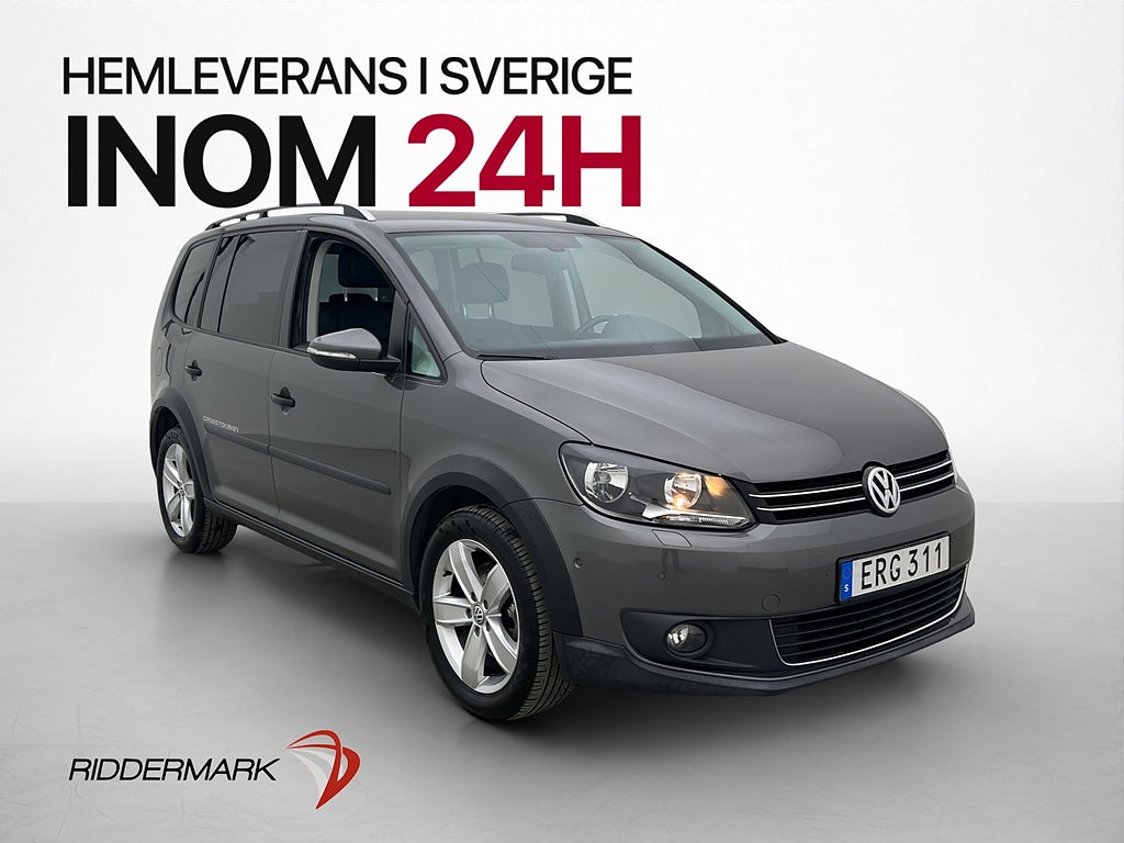 Volkswagen Touran Cross 1.4 TSI 7-sits Kamera Skinn Sensorer
