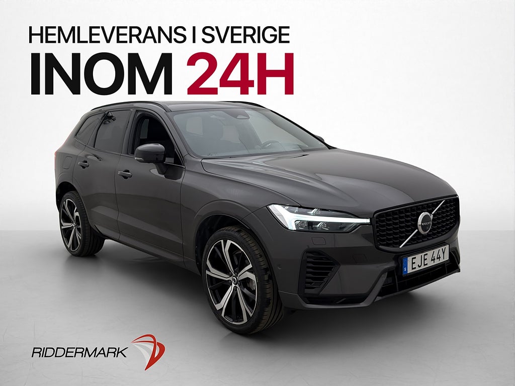 Volvo XC60 T8 456hk AWD R-Design B&W 360° Pano Värm HUD Drag
