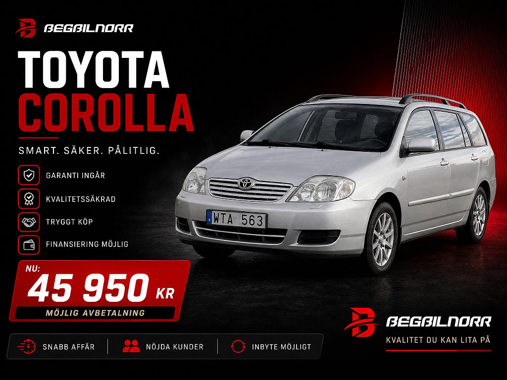 Toyota Corolla Kombi 1.6 VVT-i E*Nyserv*Nybes