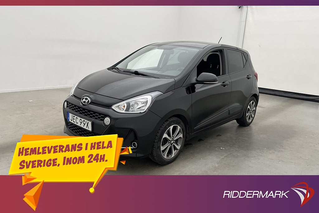 Hyundai i10 1.0 67hk Premium P-Sensorer CarPlay Rattvärme