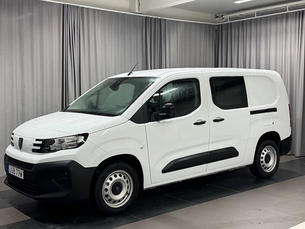 Peugeot Partner Crew Cab L2 130 AUT DEMO, DIESELVÄRMARE LEASEBAR