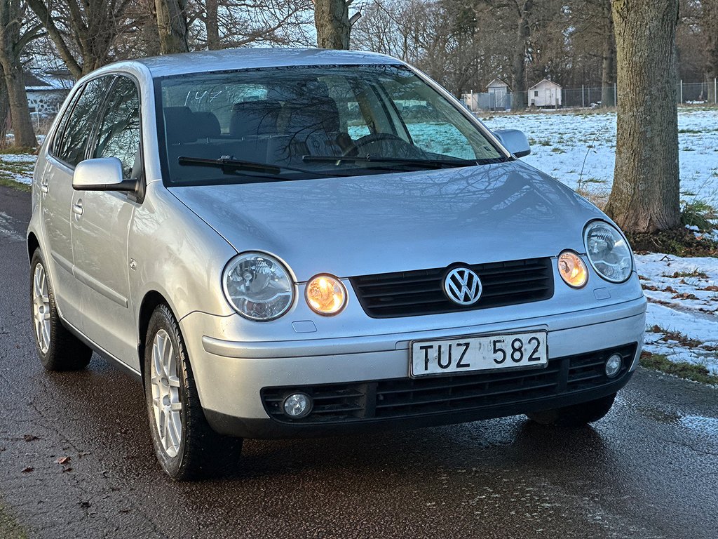 Volkswagen Polo 1.4 Svensksåld,  AC, Levereras Ny besiktigad