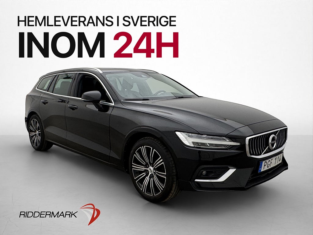 Volvo V60 D4 Inscription Pano H/K Skinn  Kamera Värmare Drag