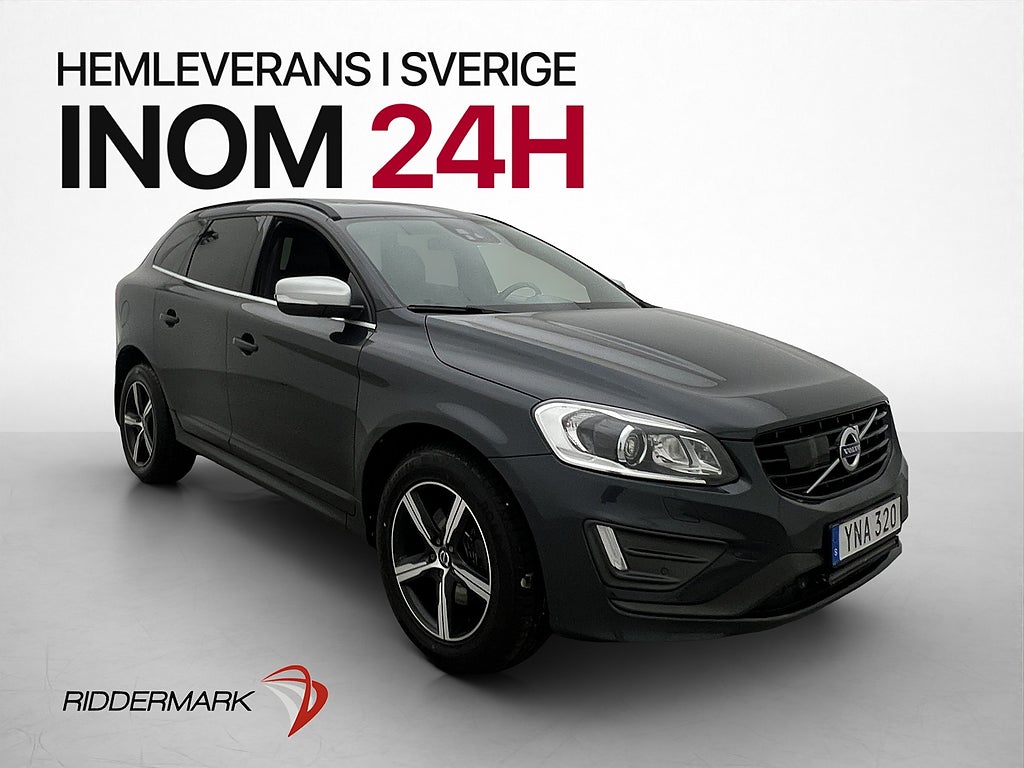 Volvo XC60 D4 AWD Classic R-Design H/K Pano Kamera Skinn VOC