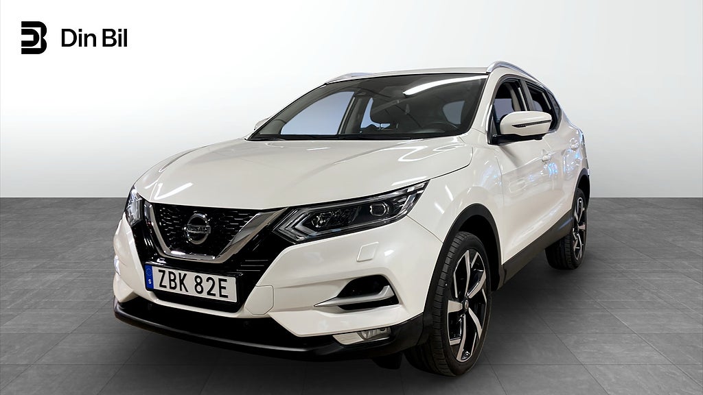 Nissan Qashqai 1,3 DIG-T DCT 158 hk/Läderklädsel/360 Kamera/S+V-h