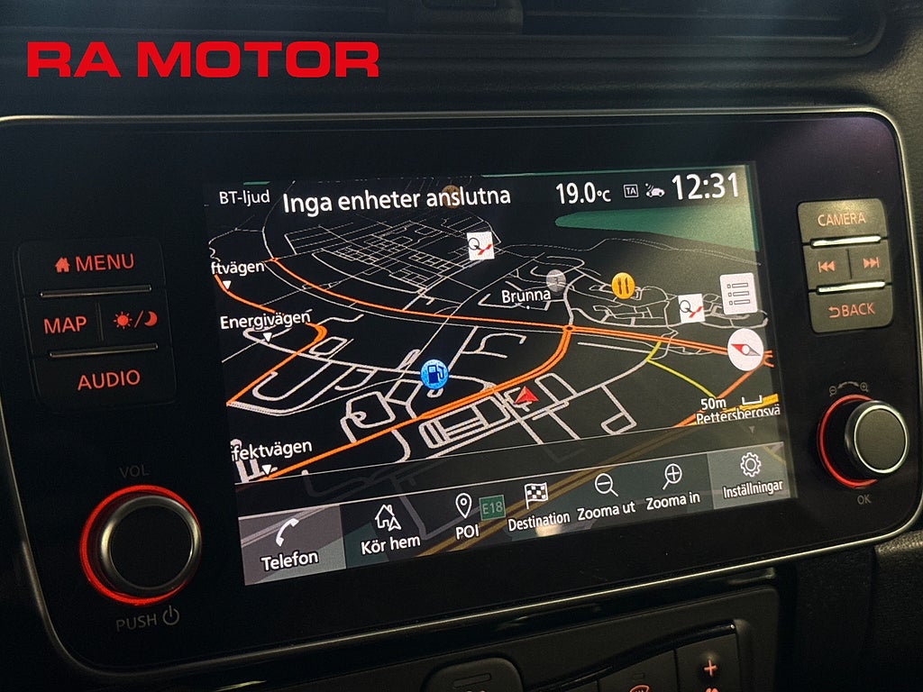 Nissan Leaf N-Connecta 40kWh | Värmepump | 360° Kamera | Moms | Nav 2022