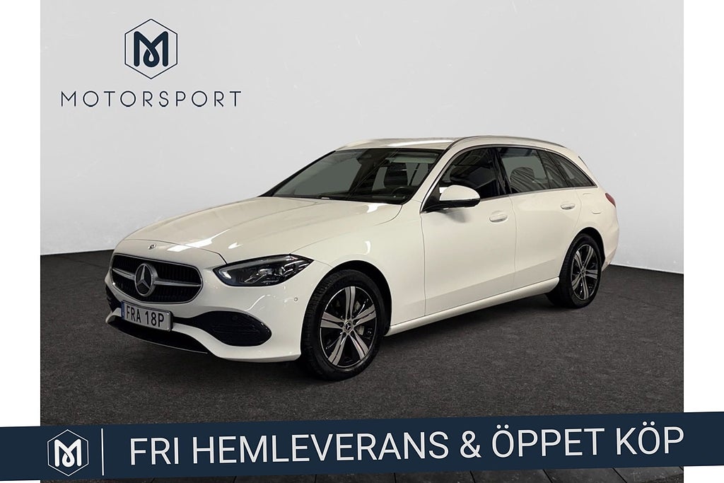 Mercedes-Benz C 300 T e 9G-Tronic 313hk Värmare NAVI DRAG