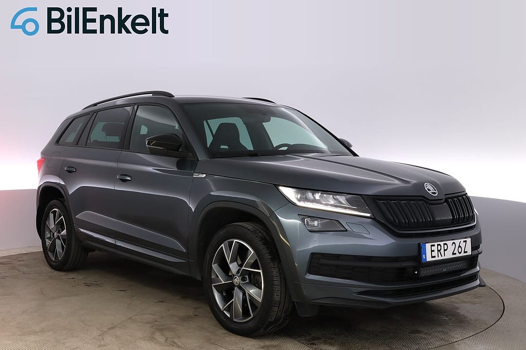 Skoda Kodiaq 190 TDI 4X4 DSG Sportline 7-sits Cockpit Se Utr