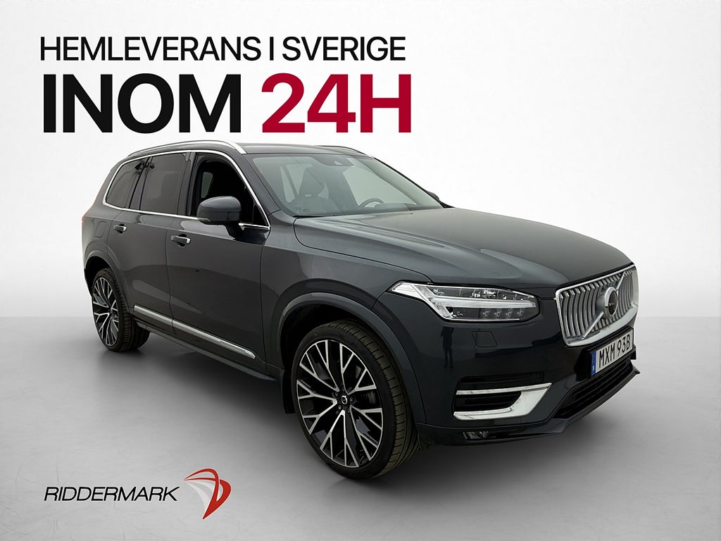 Volvo XC90 B5 AWD Inscription 7-Sits VOC Dragkrok 360° Värm