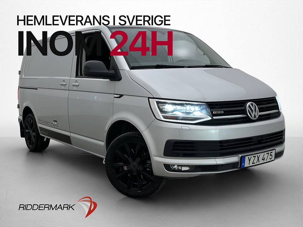 Volkswagen Transporter R 4M Värm PDC Skinn LED Drag CARPLAY