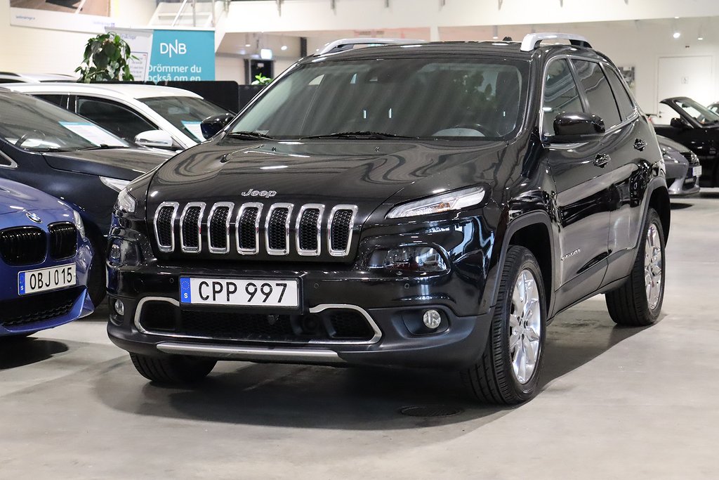 Jeep Cherokee 2.0 CRD 170HK Limited AWD Aut Motorv/Dragkrok