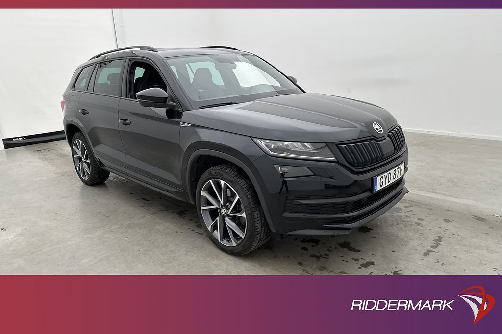 Skoda Kodiaq 4x4 Sportline 7-Sit Värm Pano Canton Cockpit