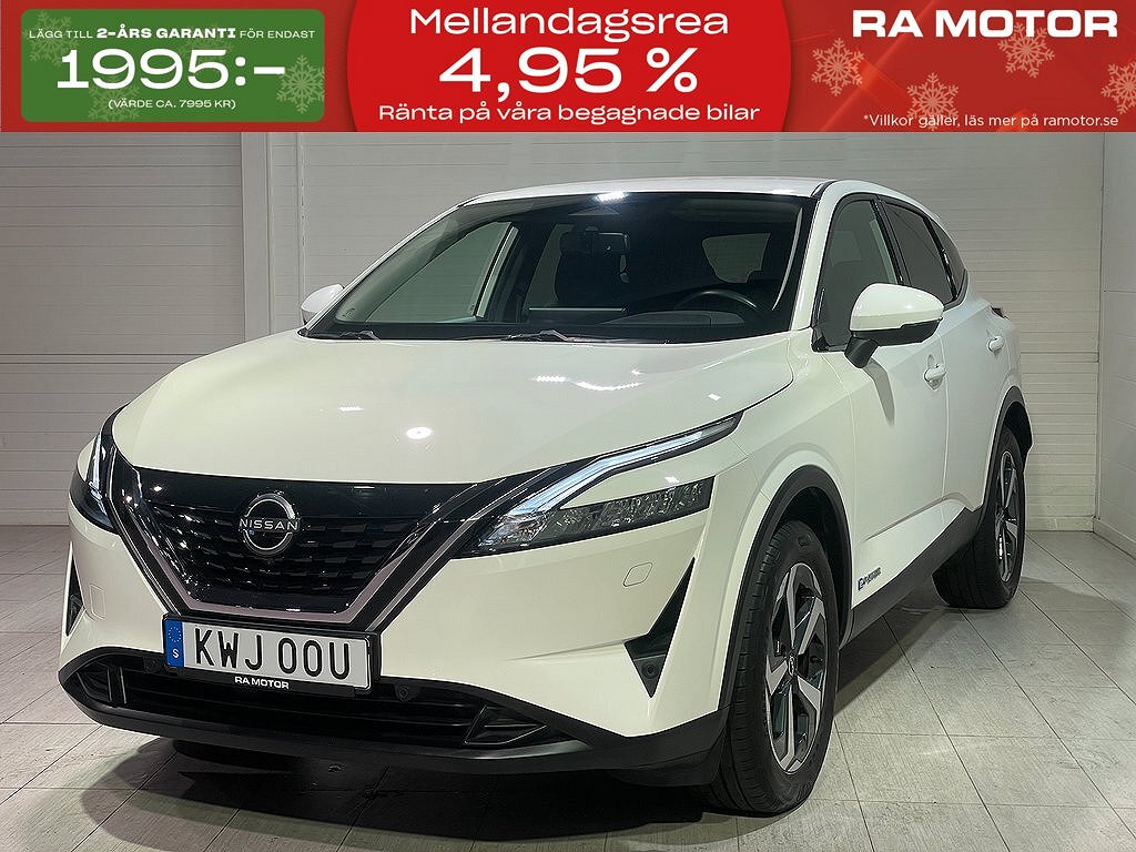 Nissan Qashqai e-POWER Hybrid | N-Connecta| Drag | Moms 2023