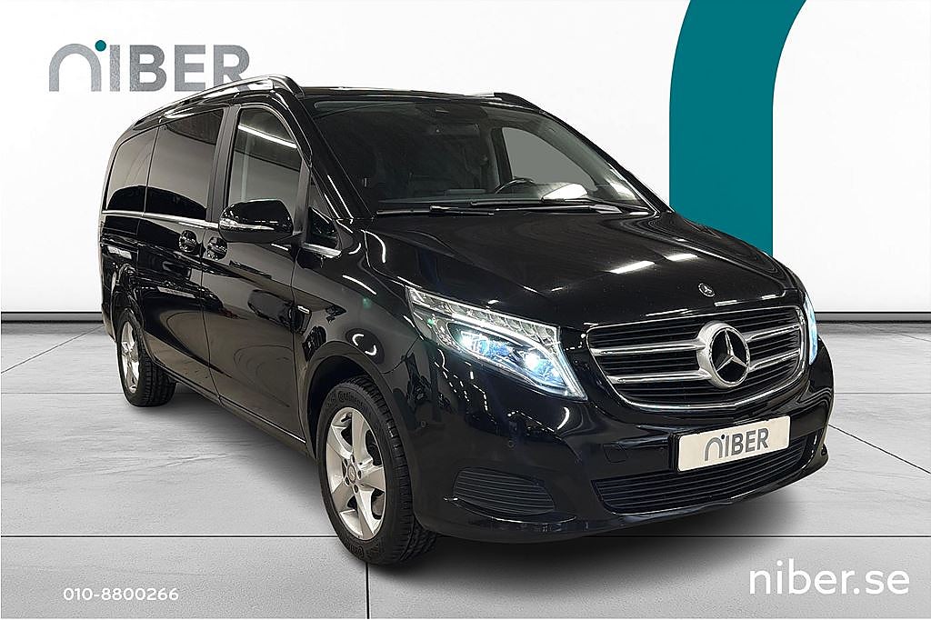 Mercedes-Benz V 250d 3.1t 7-sits Drag, Läder, Navi, Kamera