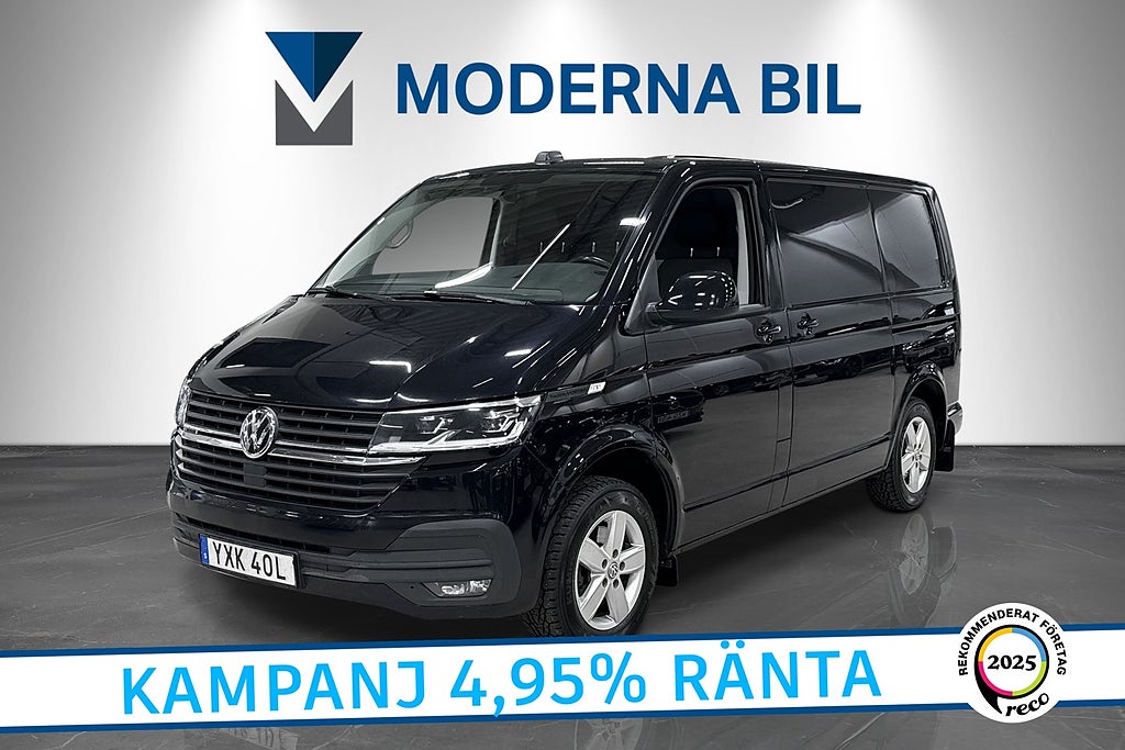 Volkswagen Transporter 2.0 TDI 150hk 4M Moms Drag V-inredd 2xDörrar