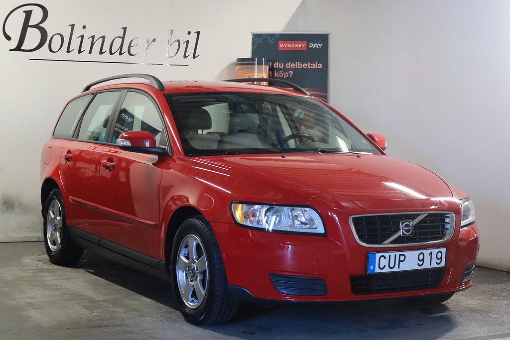 Volvo V50 1.8 Flexifuel Kinetic FULL SERVAD SoV HEMLEVERNAS 