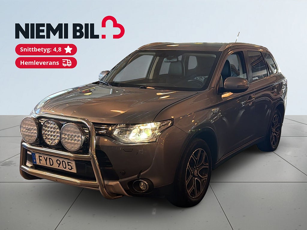 Mitsubishi Outlander PHEV CVT Business Drag/MoK-Värm/S&V/Kamera/Extraljus
