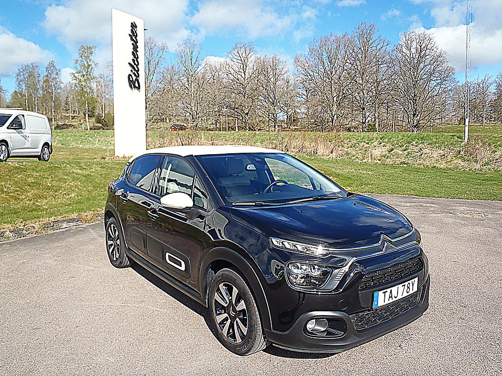 Citroën C3 1.2 PT 83hk Shine, Kamera, Carplay, LED