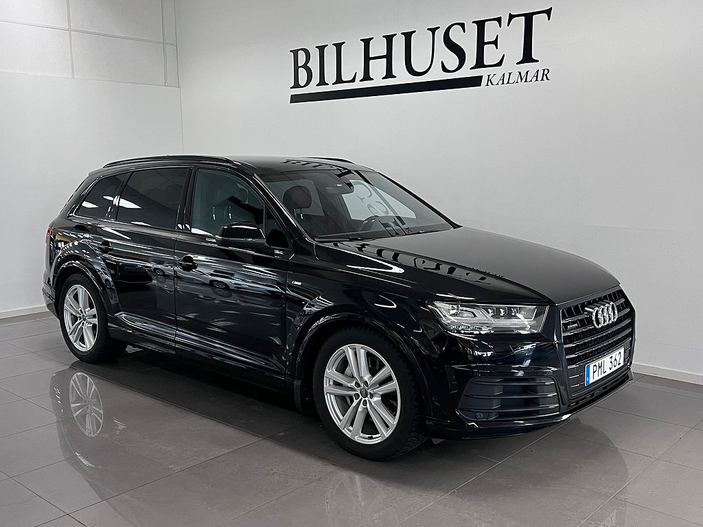 Audi Q7 3.0 TDI S-Line*Matrix-Led*Luft-Fjädring*7-Sits