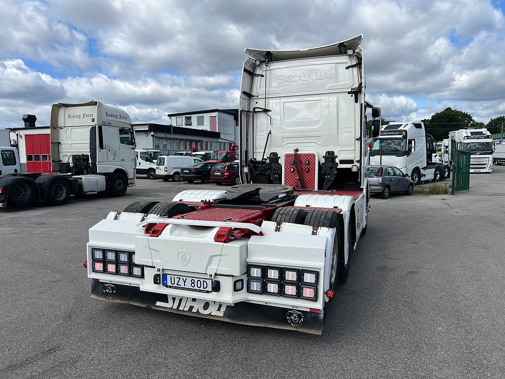 Scania R500 6x2 Dragbil Retarder, Klädd hytt, Full Boggie