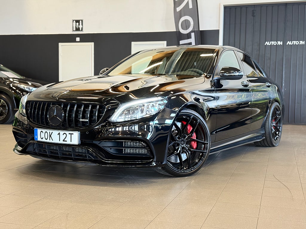 Mercedes-Benz AMG C 63 S Svensksåld / Burmester / Drag 