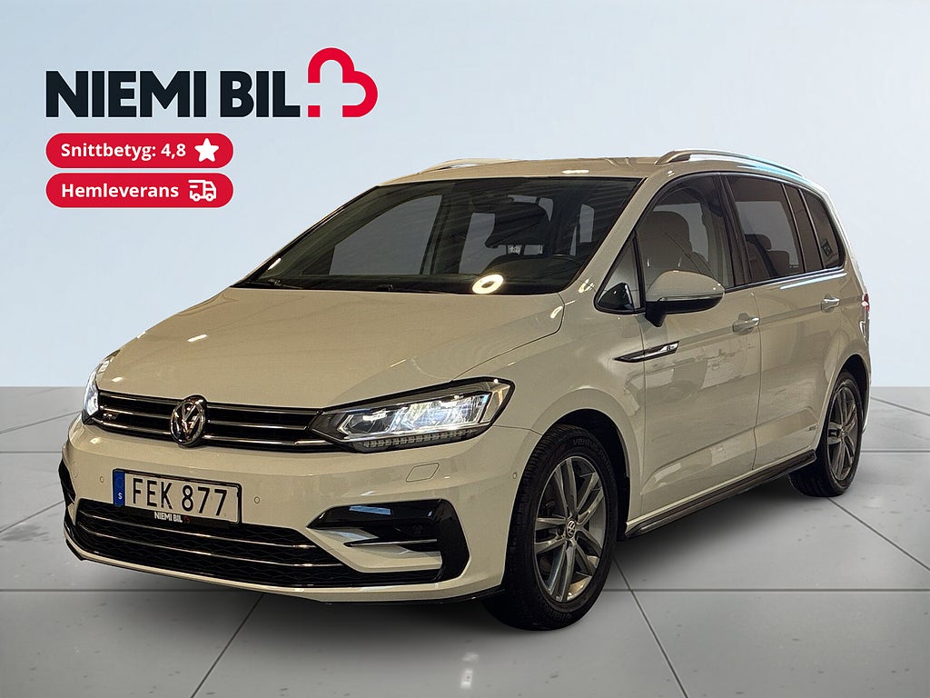 Volkswagen Touran 7sits 1.4 TSI Base R-Line Drag Värmare Kamera Psens S&V