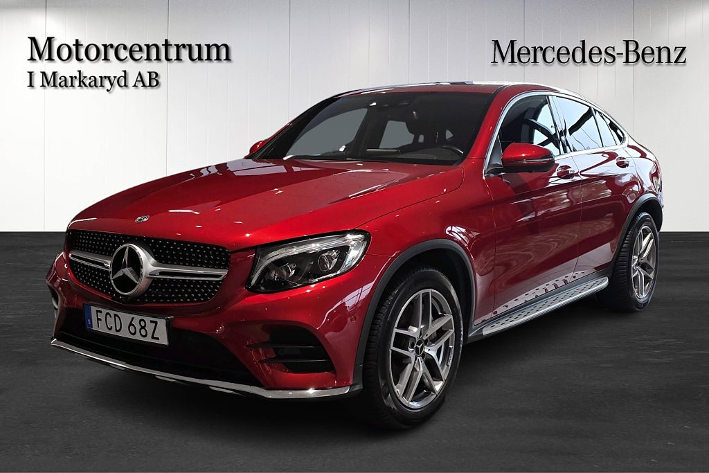 Mercedes-Benz GLC 350 d Coupé 4M AMG/Pano/Airmatic/HeadUp/Värmare/Minne