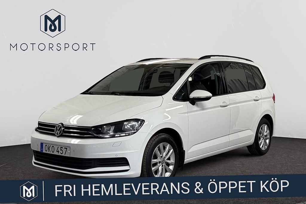 Volkswagen Touran 7-sits 1.4 TSI Aut Adaptiv farthållare Dragpaket