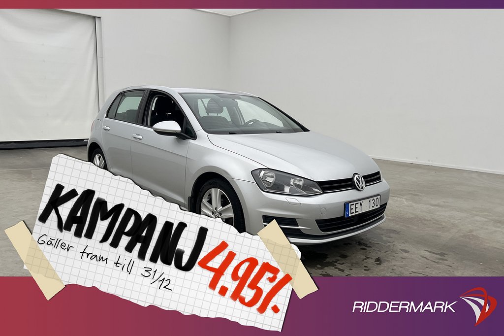 Volkswagen Golf 1.6 TDI 4Motion 105hk P-Värmar 4,95% Ränta