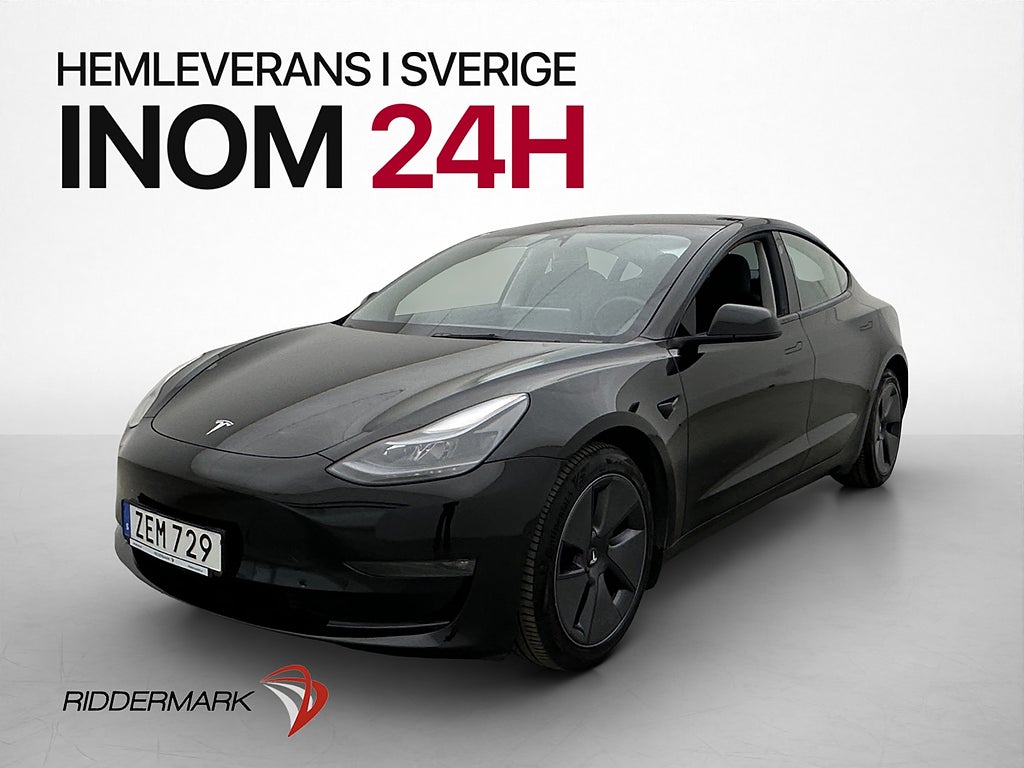 Tesla Model 3 Long Range AWD Sv-Såld AP Pano Värmepump 360°