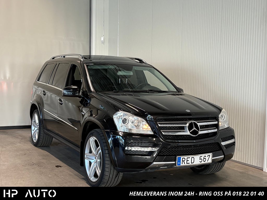 Mercedes-Benz GL350 V6 4MATIC 7-sits Dragkrok D-värm Taklucka Elstolar