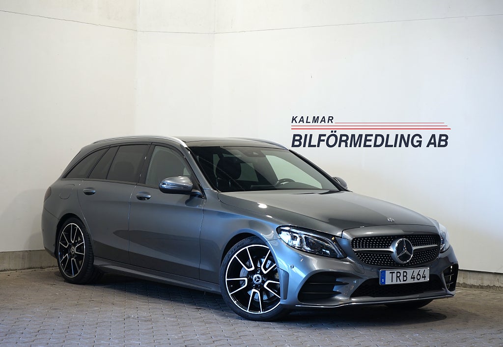 Mercedes-Benz C 220 T d 9G-T AMG Line Panorama Värmare Dragkrok 194hk