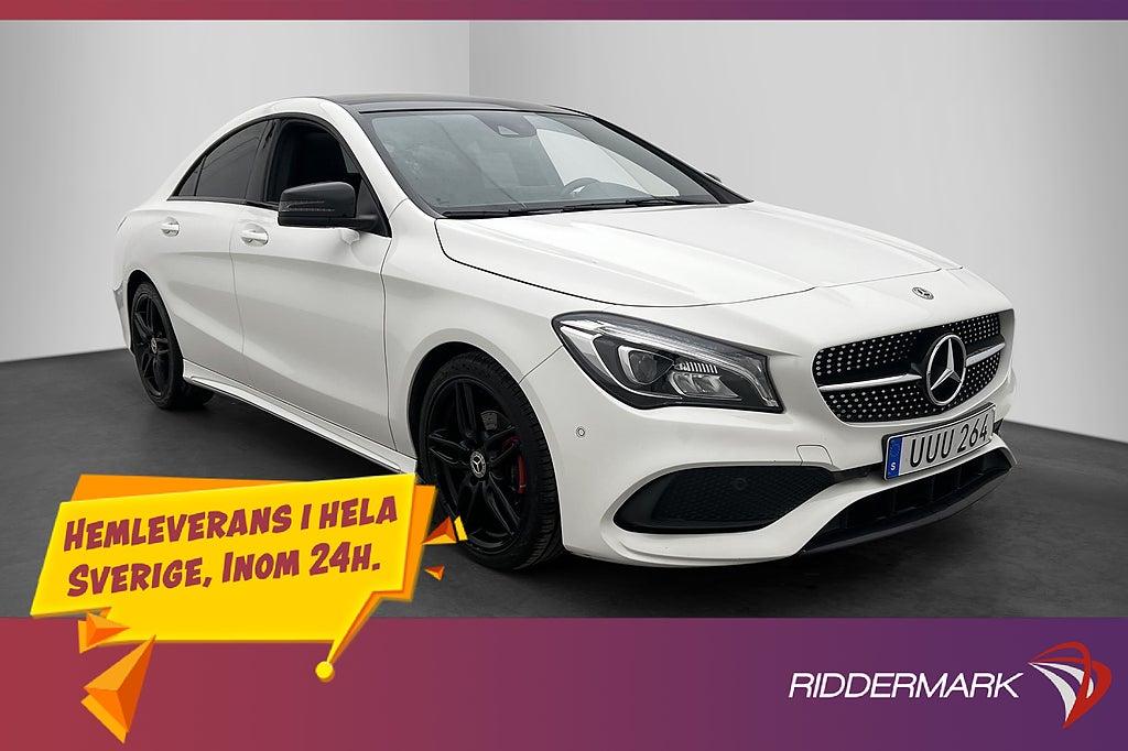 Mercedes-Benz CLA 200 AMG 156hk Pano Kamera Keyless Sensorer