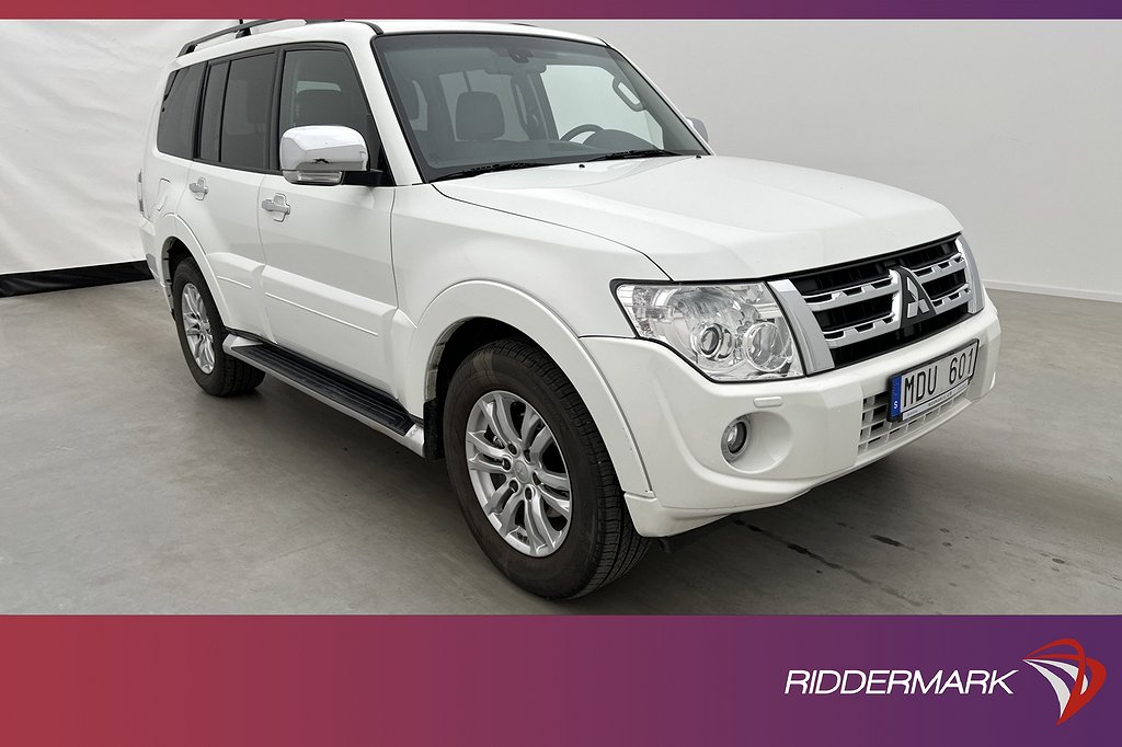 Mitsubishi Pajero 4WD 200hk 7-Sits Skinn Kamera Navi Drag