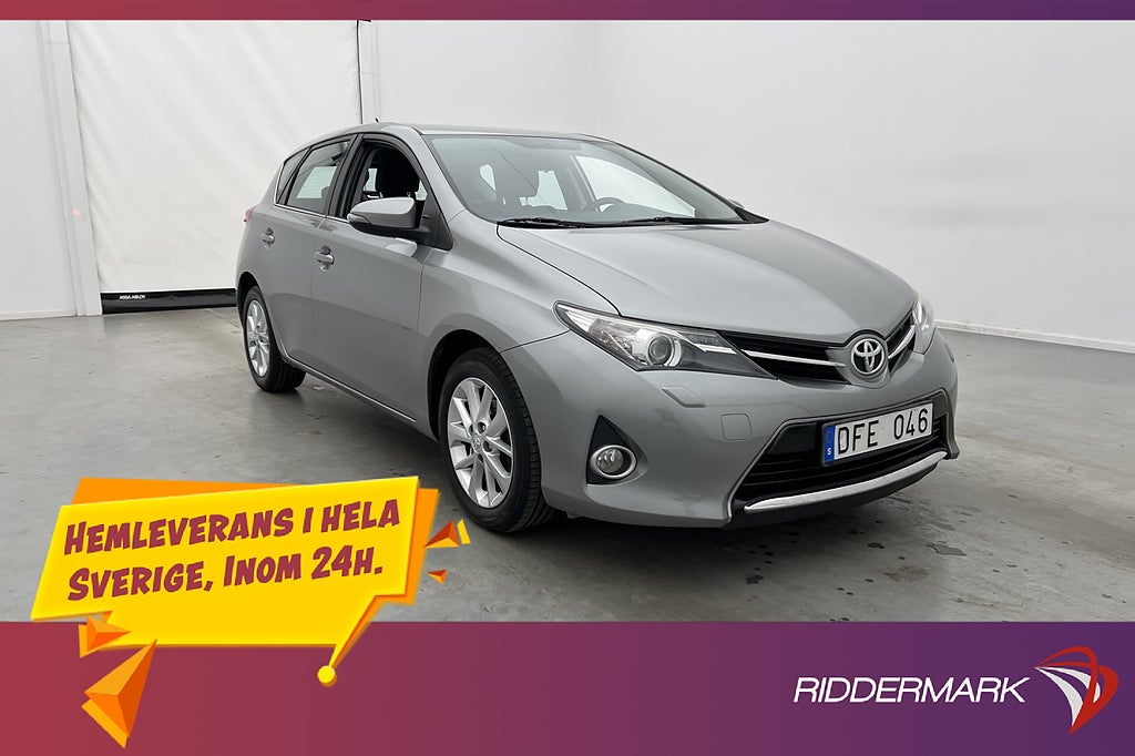 Toyota Auris 132hk Active Backkamera Farthållare Välservad