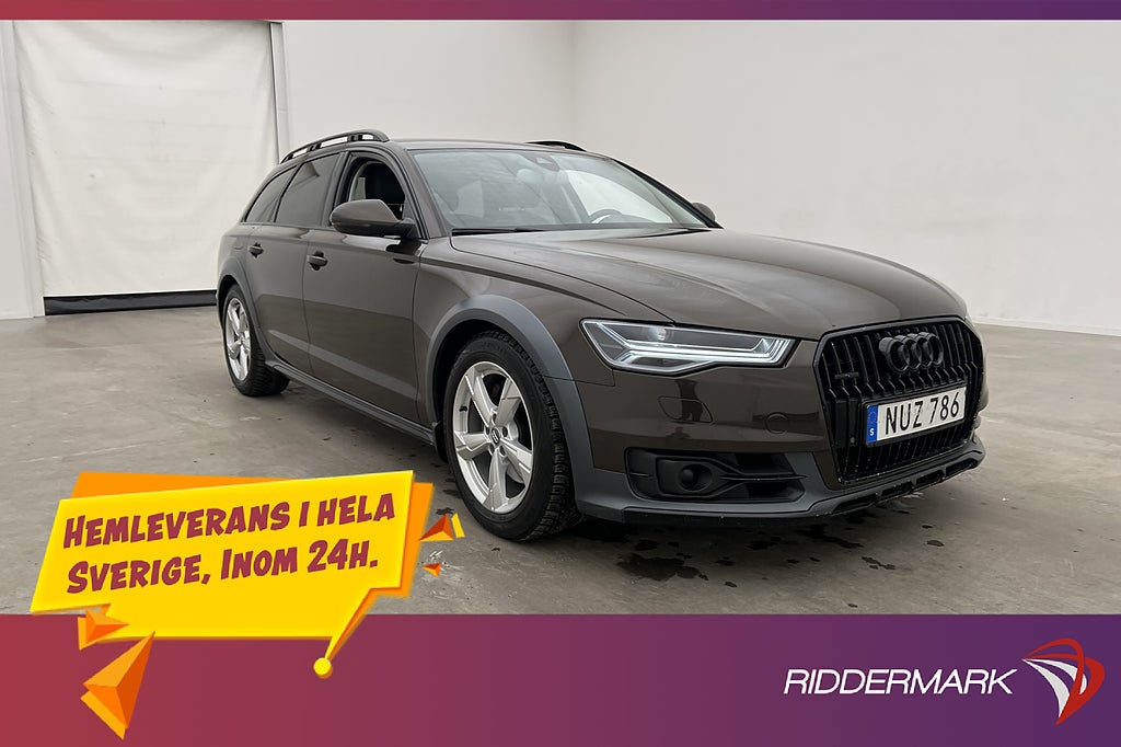 Audi A6 Allroad Quattro 3.0 V6 272hk Värmare Kamera Dragkrok