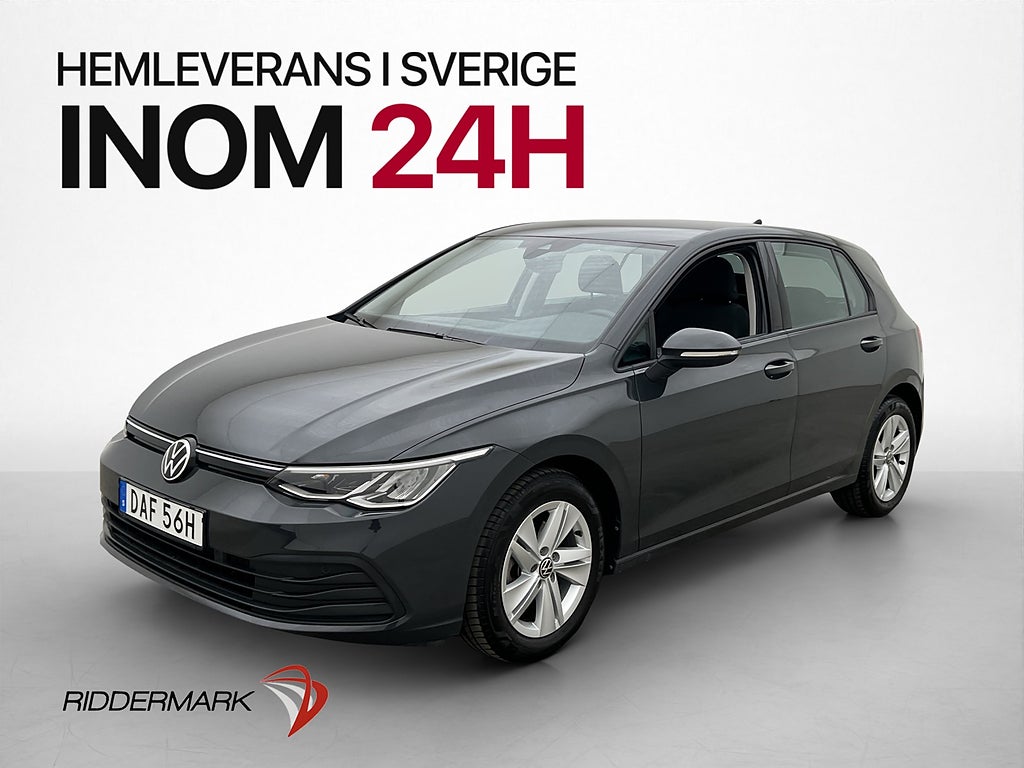 Volkswagen Golf 1.0 TSI Carplay 0,46l/mil Rattvärme Cockpit