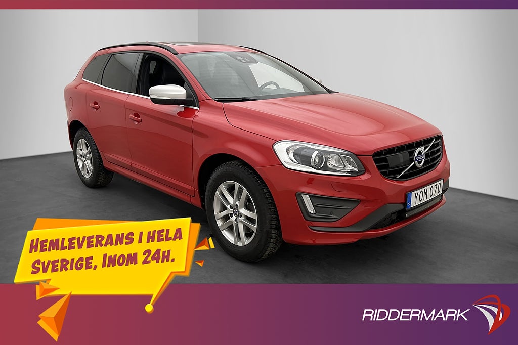Volvo XC60 D4 190hk AWD R-Design Pano Värm Kamera BLIS Drag