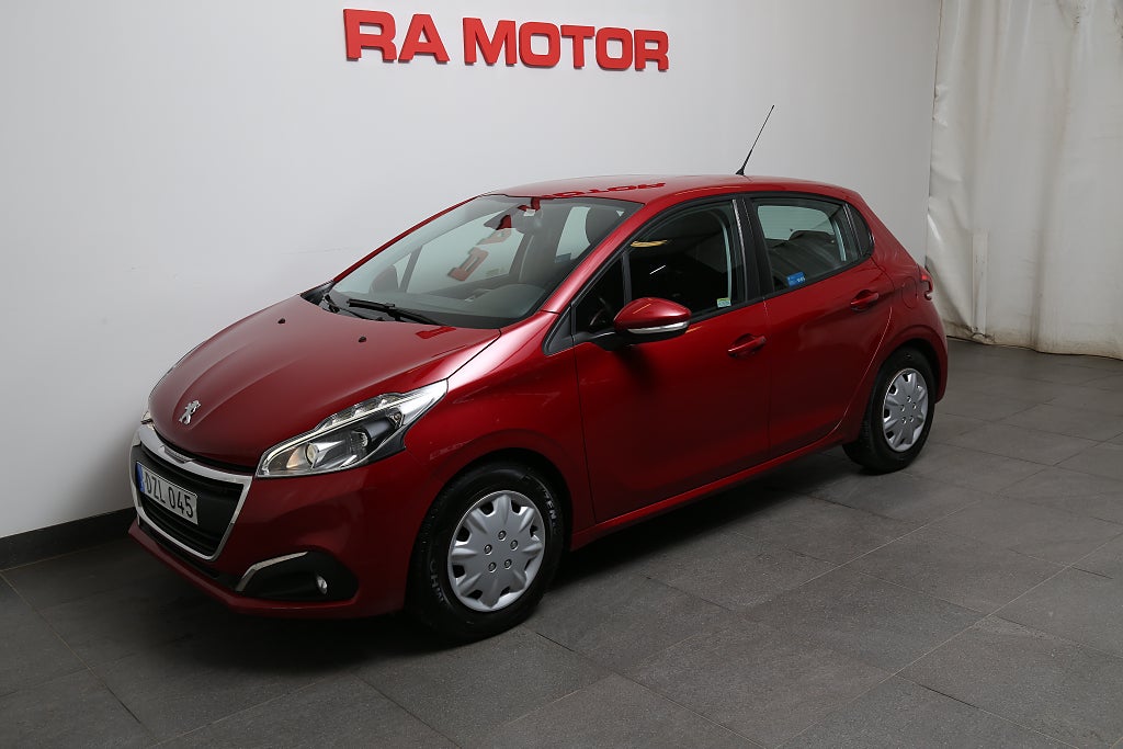 Peugeot 208 1,2 PureTech 82hk Active 5D Bluetooth Ny kamrem 2017