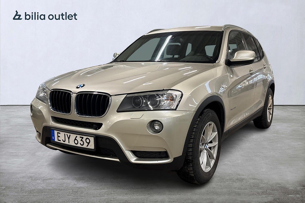 BMW X3 xDrive20d Steptronic 184hk Drag Läder Backkamera