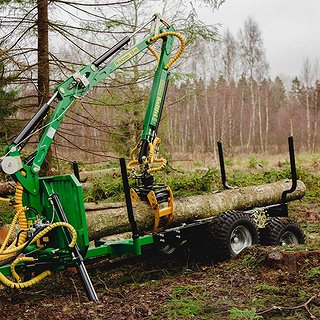 4-hjuling GAR Skogsvagn ATV 2 ton 2 av 7